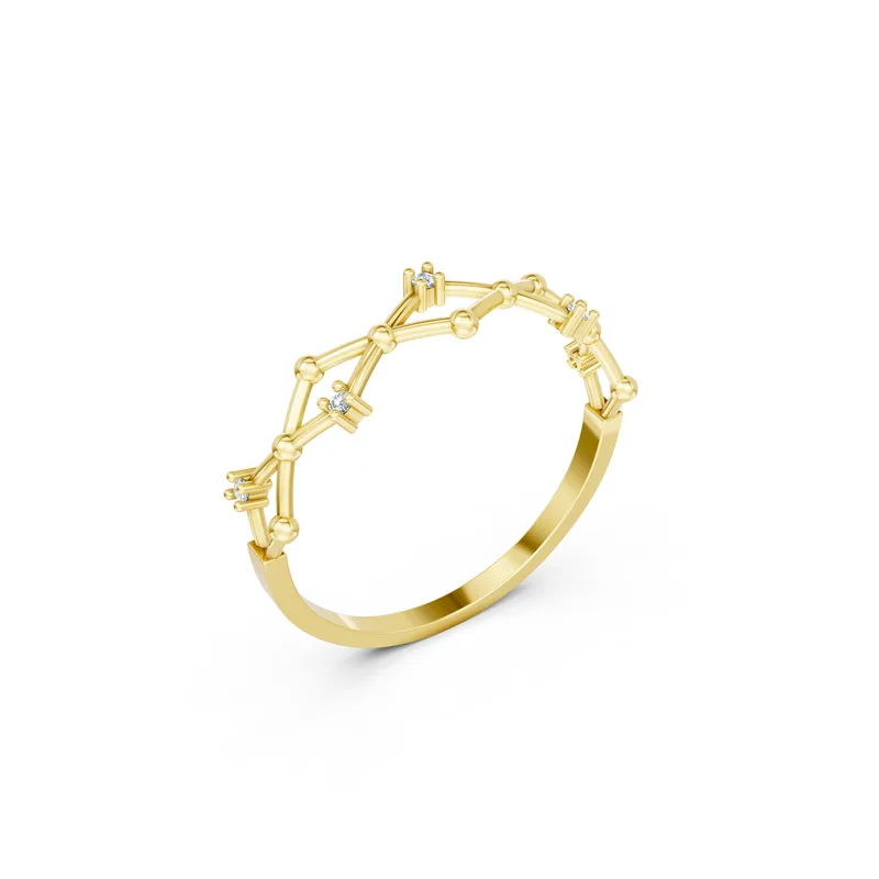 18K Gold Diamond Engagement Ring (RNN44) – Rings by Ivanka & Co
