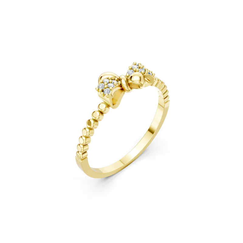 18K Gold Diamond Engagement Ring (RNN45 r) – Rings by Ivanka & Co