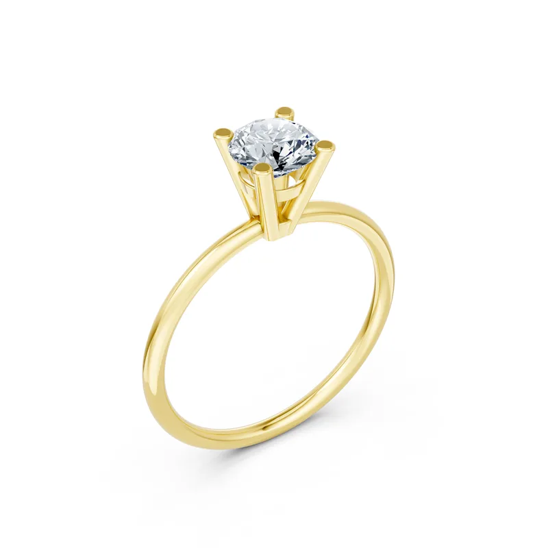 18K Gold Diamond Engagement Ring (RNN48) – Rings by Ivanka & Co