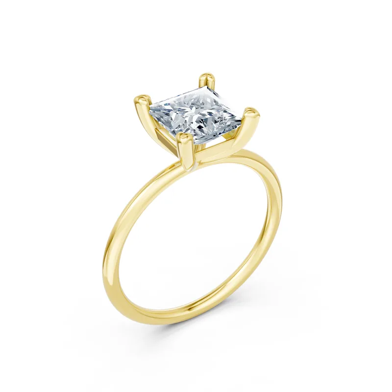 18K Gold Diamond Engagement Ring (RNN50) – Rings by Ivanka & Co