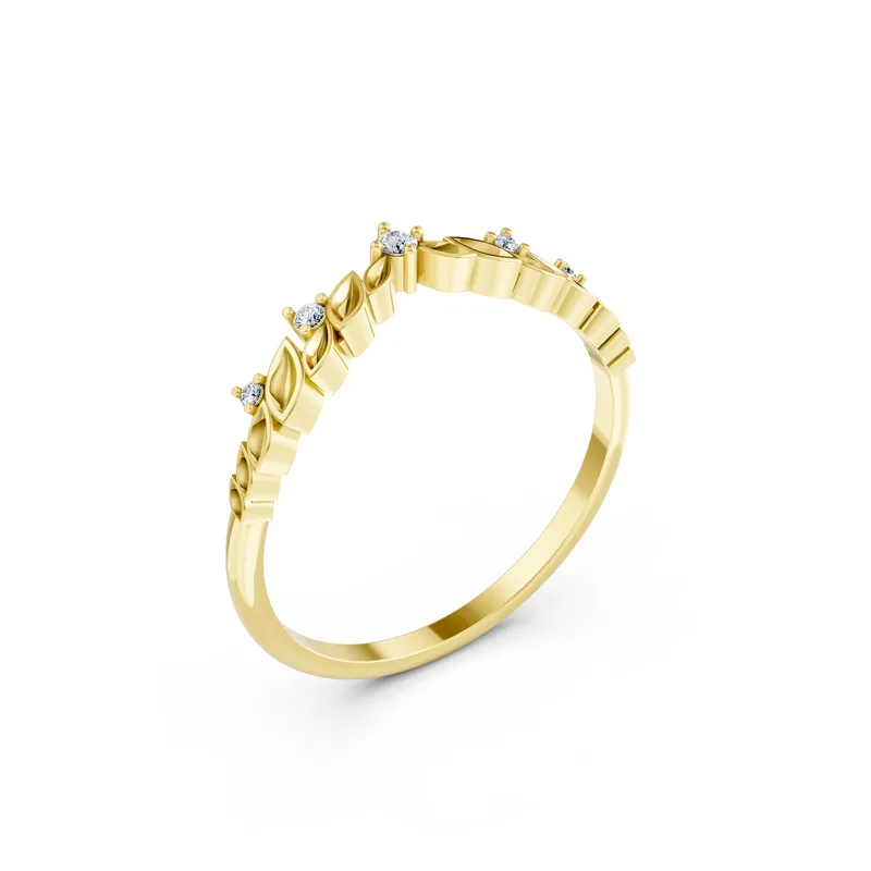 18K Gold Diamond Engagement Ring (RNN64B) – Rings by Ivanka & Co