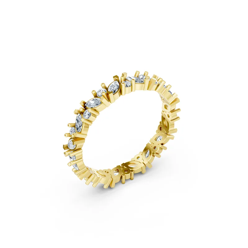 18K Gold Diamond Engagement Ring (RNN67) – Rings by Ivanka & Co