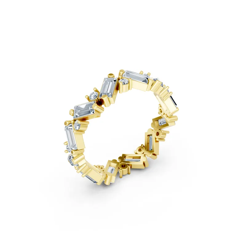 18K Gold Diamond Engagement Ring (RNN68) – Rings by Ivanka & Co