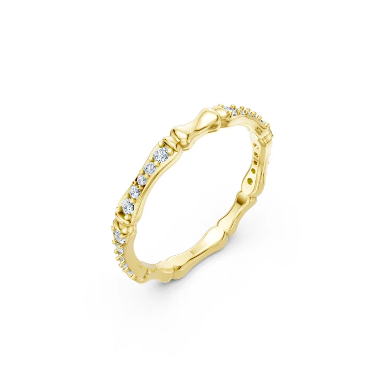 18K Gold Diamond Engagement Ring (RNN73) – Rings by Ivanka & Co