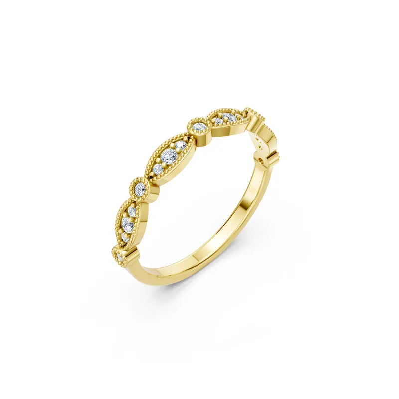 18K Gold Diamond Engagement Ring (RNN74) – Rings by Ivanka & Co