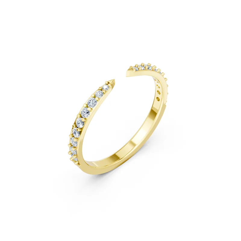18K Gold Diamond Engagement Ring (RNN75) – Rings by Ivanka & Co
