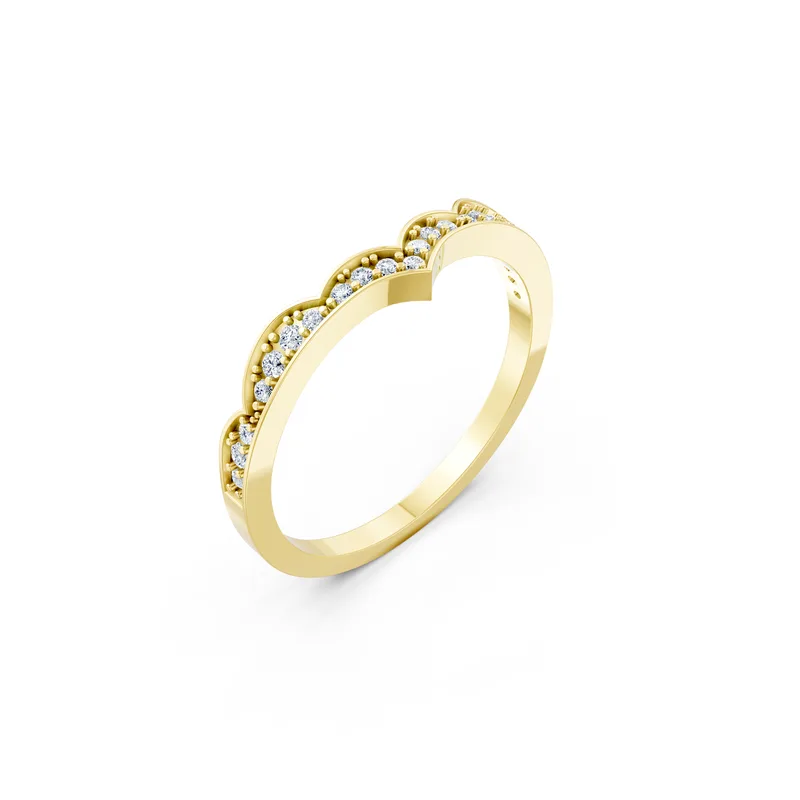 18K Gold Diamond Engagement Ring (RNN77) – Rings by Ivanka & Co