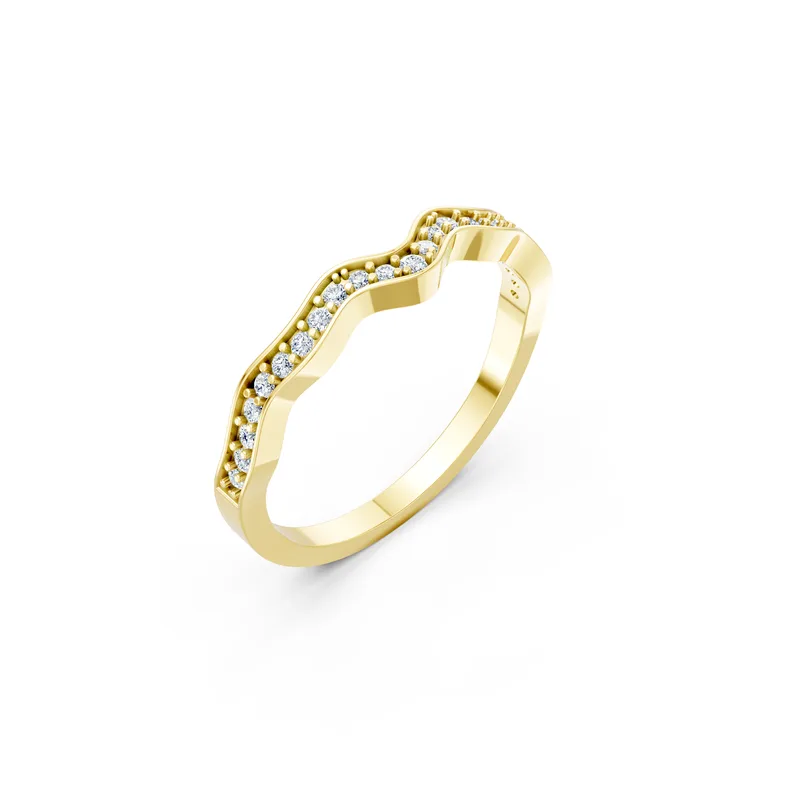 18K Gold Diamond Engagement Ring (RNN78) – Rings by Ivanka & Co