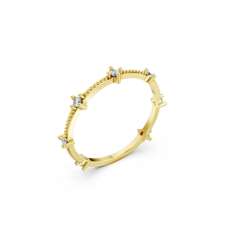 18K Gold Diamond Engagement Ring (RNN9) – Rings by Ivanka & Co
