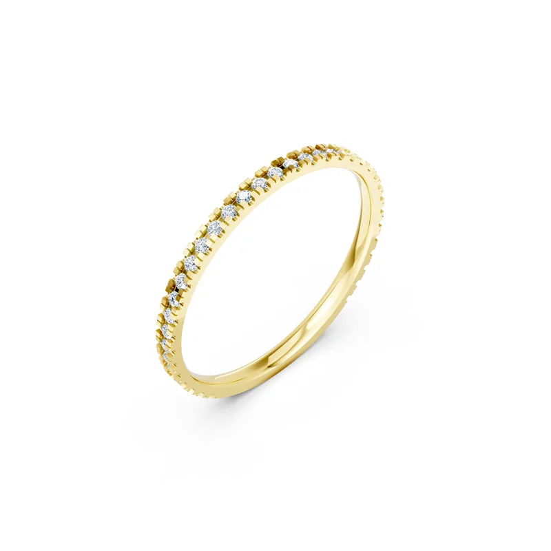 18K Gold Diamond Engagement Ring (RNN91) – Rings by Ivanka & Co