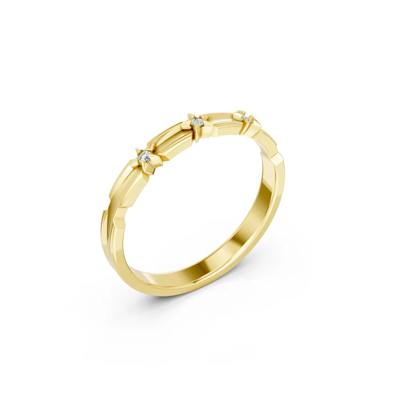 18K Gold Diamond Engagement Ring (RNN95) – Rings by Ivanka & Co