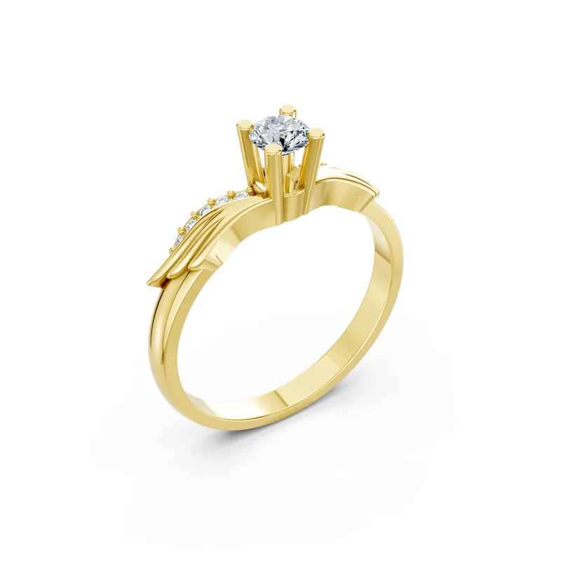 18K Gold Diamond Engagement Ring (TBR11) – Rings by Ivanka & Co