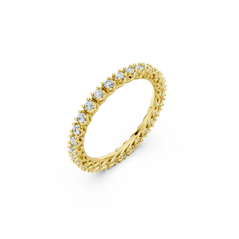 18K Gold Diamond Engagement Ring (VC10) – Rings by Ivanka & Co
