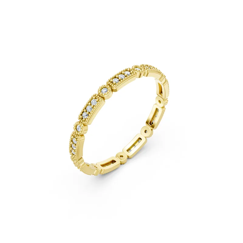 18K Gold Diamond Engagement Ring (VC9) – Rings by Ivanka & Co