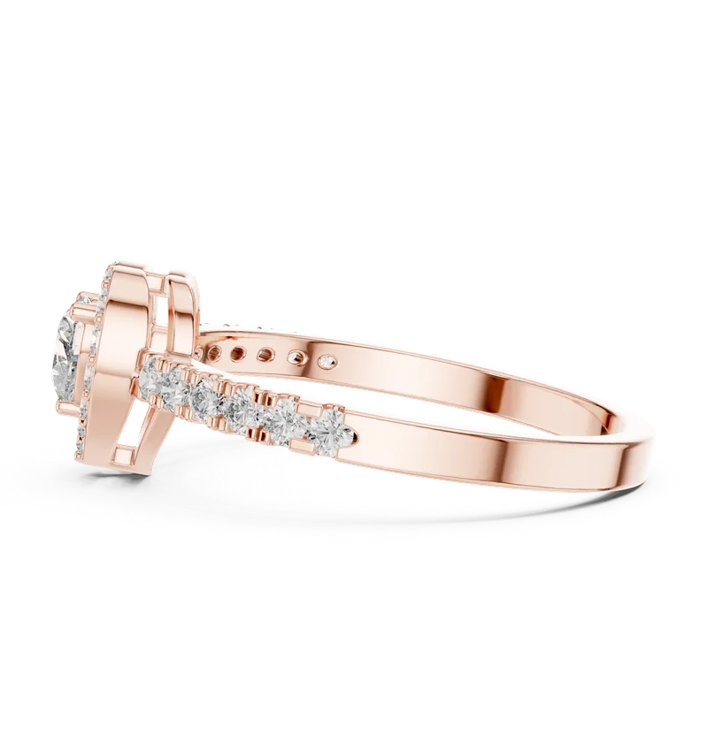 18K Gold Diamond Ring (HLR-04) – Rings by Ivanka & Co