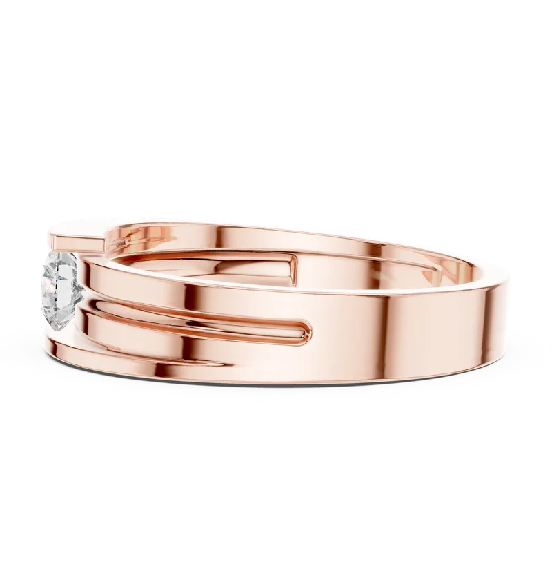18K Gold Diamond Ring (HLR-05-3MM) – Rings by Ivanka & Co