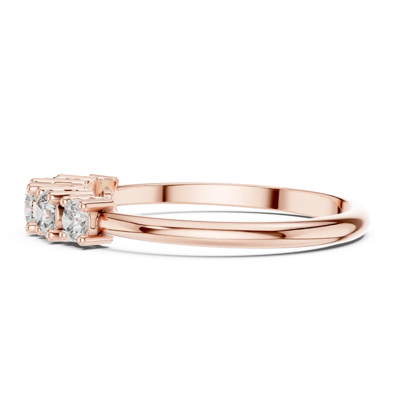 18K Gold Diamond Ring (HLR-105) – Rings by Ivanka & Co