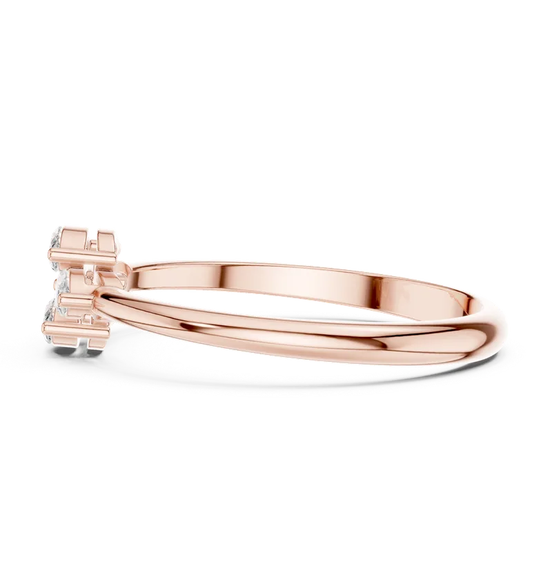 18K Gold Diamond Ring (HLR-108) – Rings by Ivanka & Co