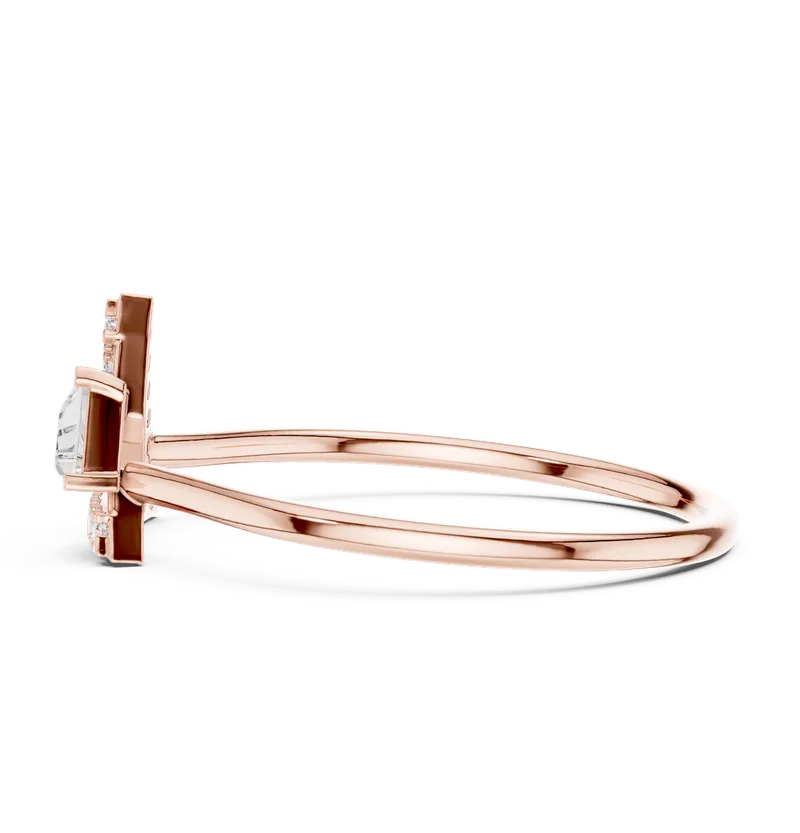 18K Gold Diamond Ring (HLR-194) – Rings by Ivanka & Co