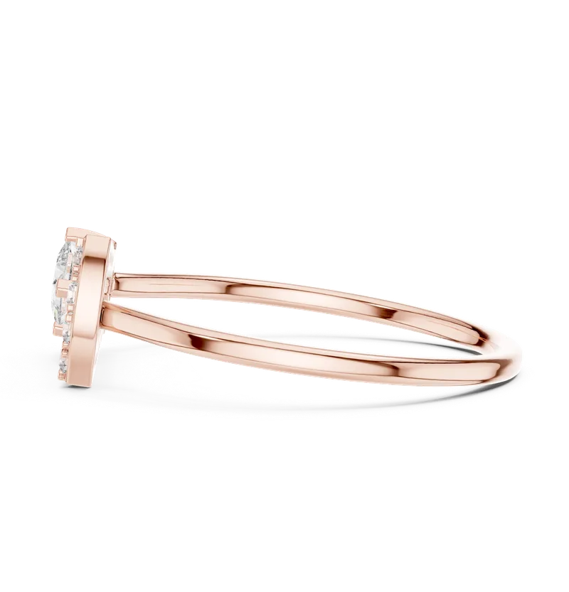 18K Gold Diamond Ring (HLR-195) – Rings by Ivanka & Co
