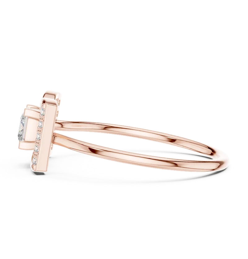 18K Gold Diamond Ring (HLR-198) – Rings by Ivanka & Co