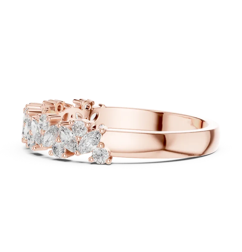 18K Gold Diamond Ring (HLR-21) – Rings by Ivanka & Co