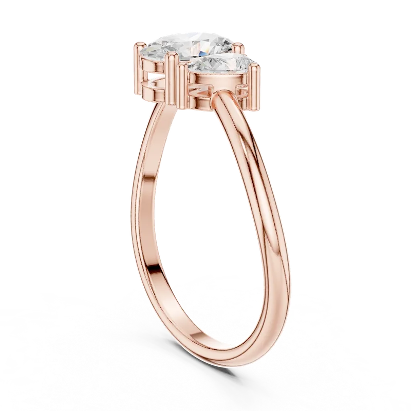 18K Gold Diamond Cluster Ring – 0.65 ct (HLR-233) – Rings by Ivanka & Co