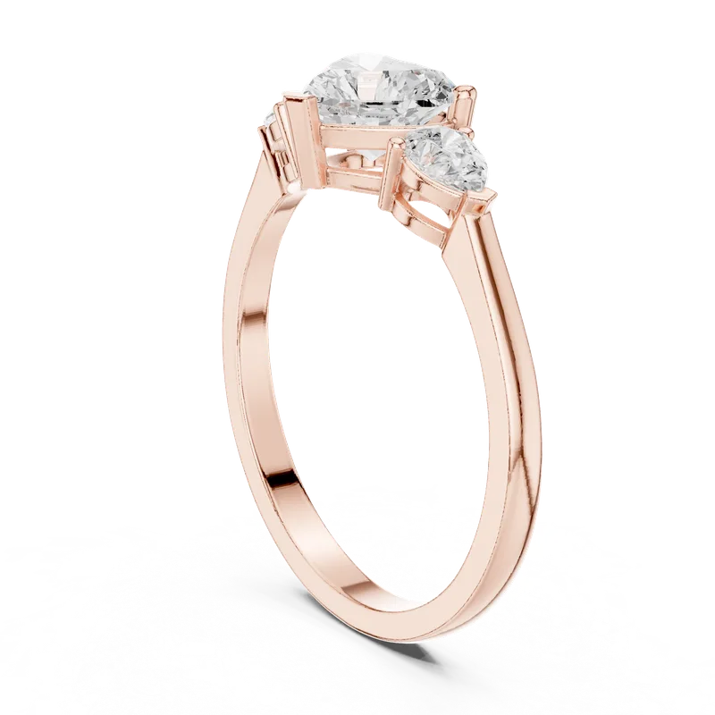 18K Gold Diamond Cluster Ring – 1.07 ct (HLR-234) – Rings by Ivanka & Co