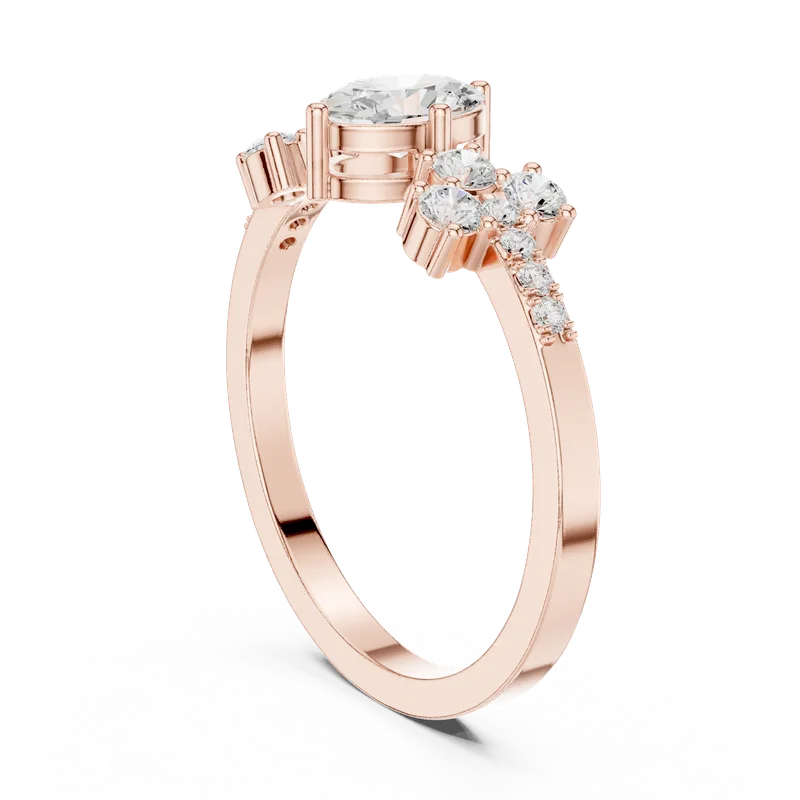 18K Gold Diamond Pavé Ring – 0.608 ct (HLR-258) – Rings by Ivanka & Co
