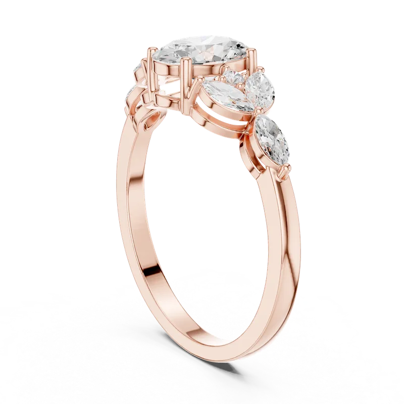 18K Gold Diamond Ring (HLR-43) – Rings by Ivanka & Co