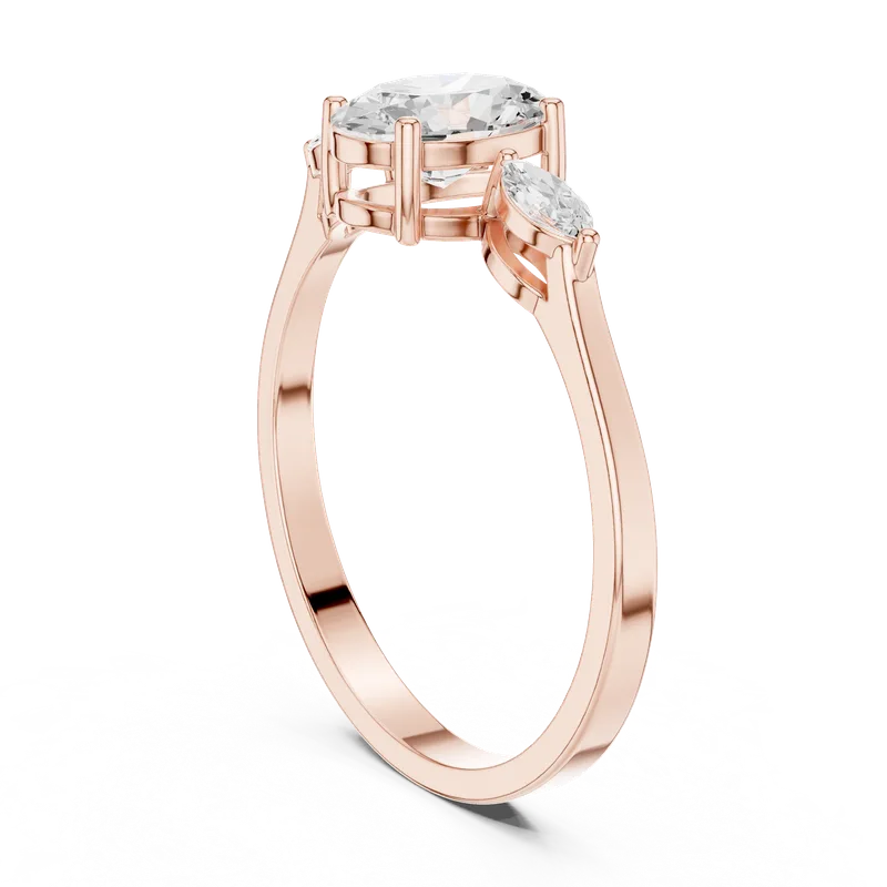 18K Gold Diamond Ring (HLR-45) – Rings by Ivanka & Co