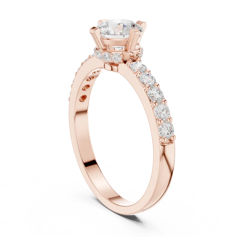18K Gold Diamond Ring (HLR-47) – Rings by Ivanka & Co