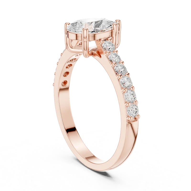 18K Gold Diamond Ring (HLR-48) – Rings by Ivanka & Co