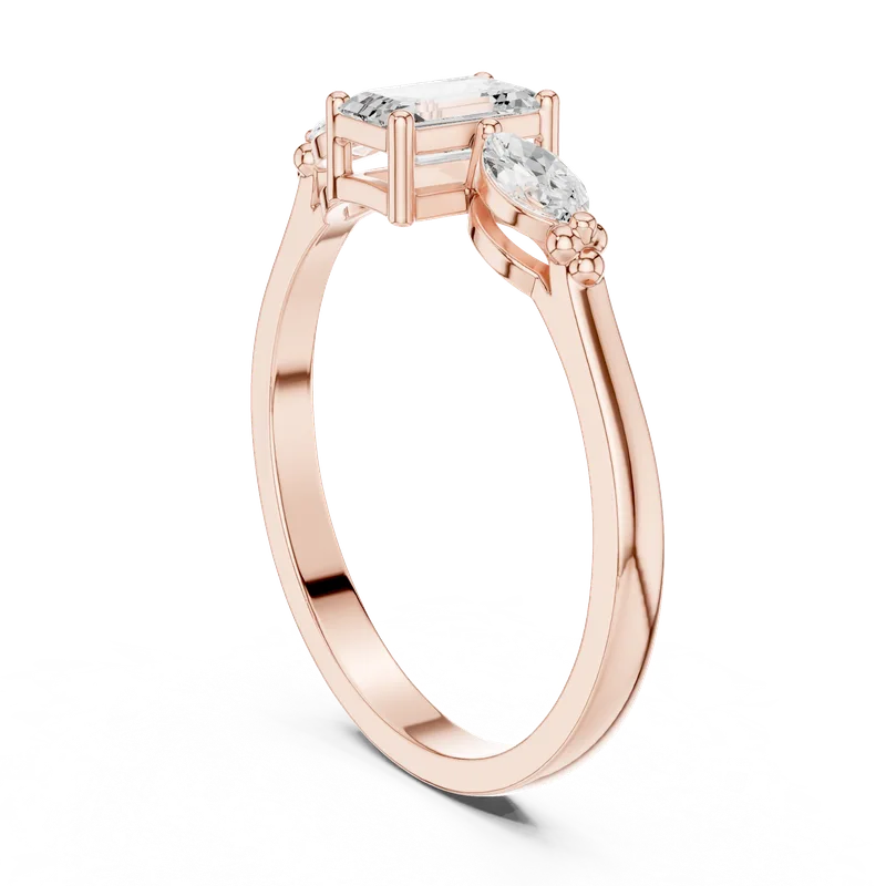 18K Gold Diamond Ring (HLR-68) – Rings by Ivanka & Co