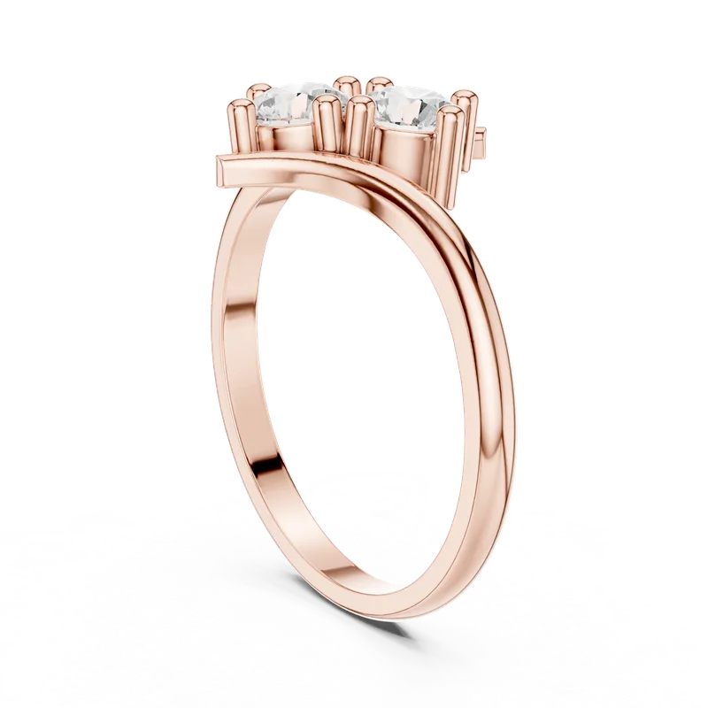18K Gold Diamond Ring (HLR-74) – Rings by Ivanka & Co