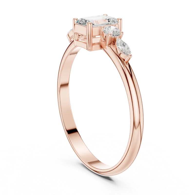 18K Gold Diamond Ring (HLR-90) – Rings by Ivanka & Co