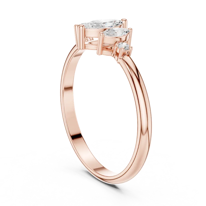 18K Gold Diamond Ring (HLR-93) – Rings by Ivanka & Co