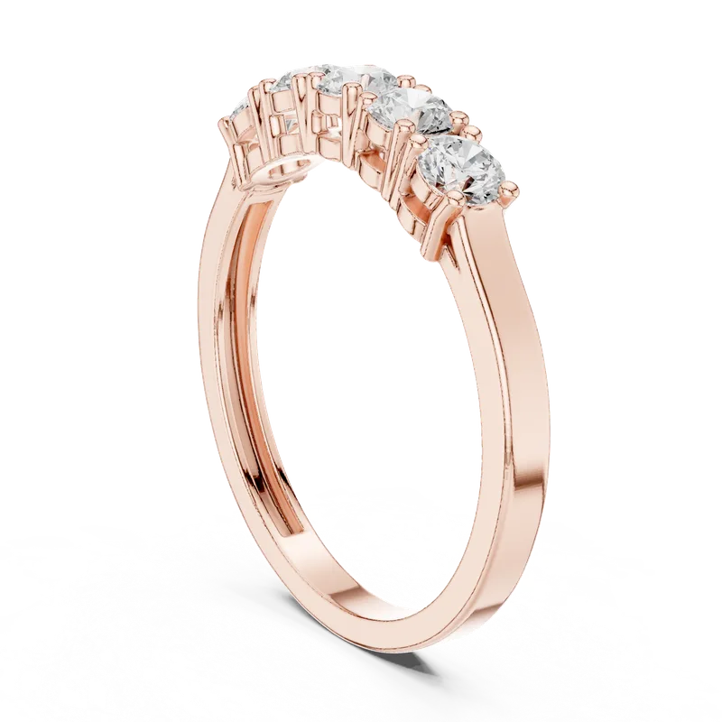 18K Gold Round Diamond Cluster Ring – 0.55 ct (JLR-18) – Rings by Ivanka & Co