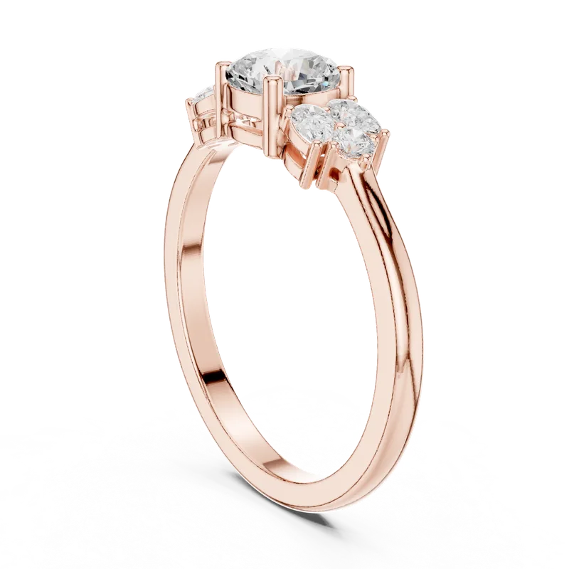 18K Gold Cushion Diamond Cluster Ring – 0.89 ct (JLR-24) – Rings by Ivanka & Co
