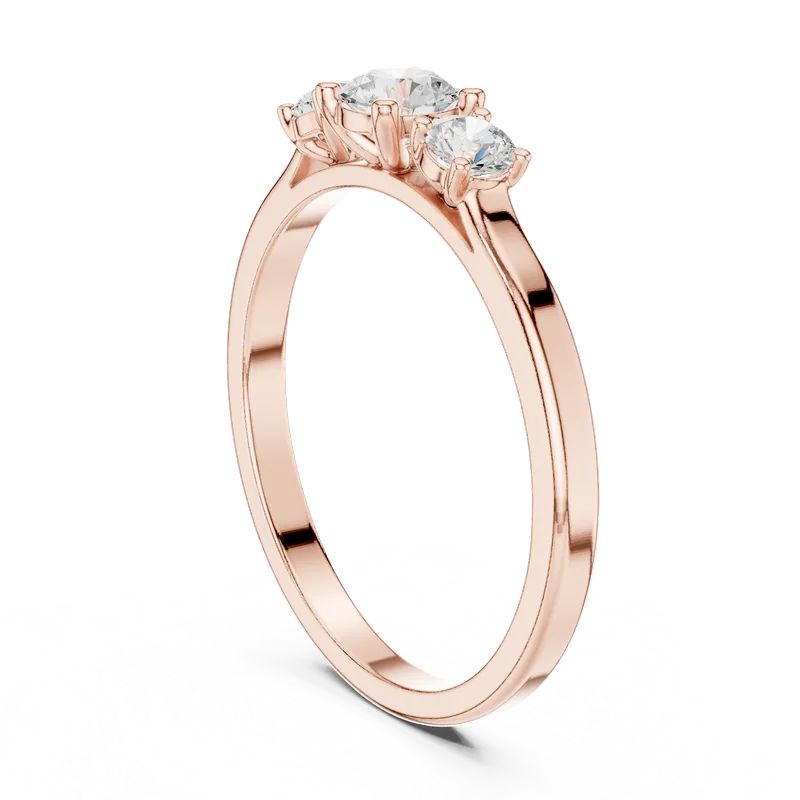 18K Gold Round Diamond Cluster Ring – 0.52 ct (JLR-25) – Rings by Ivanka & Co