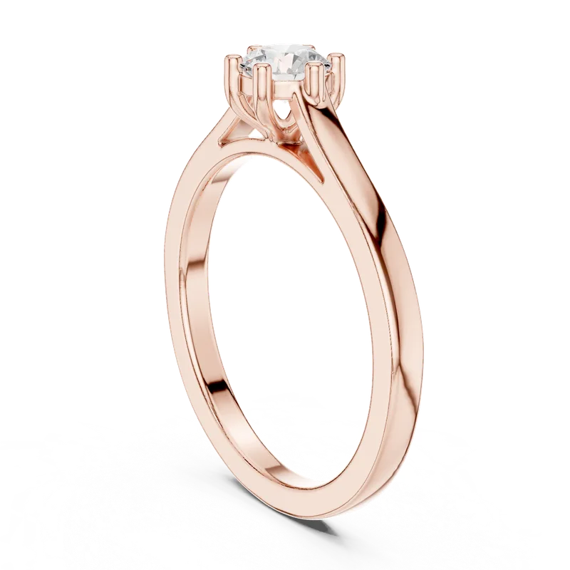18K Gold Round Diamond Solitaire Ring – 0.4 ct (JLR-60) – Rings by Ivanka & Co