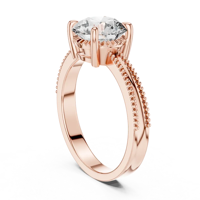 18K Gold Round Diamond Solitaire Ring – 2.05 ct (LR-0024) – Rings by Ivanka & Co