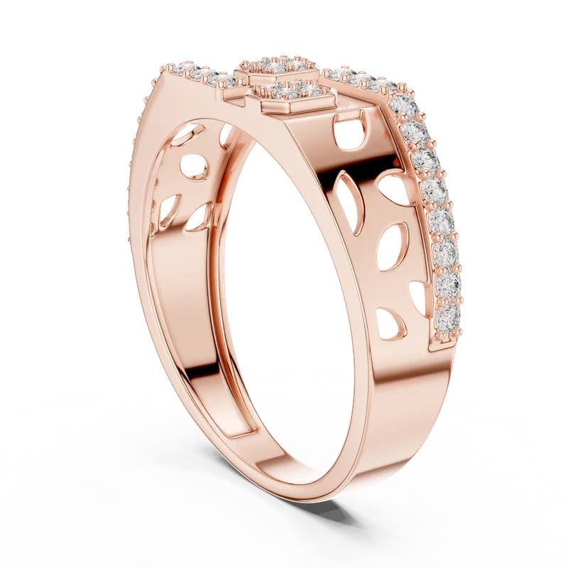 18K Gold Round Diamond Pavé Ring – 0.346 ct (LR-01-30-) – Rings by Ivanka & Co