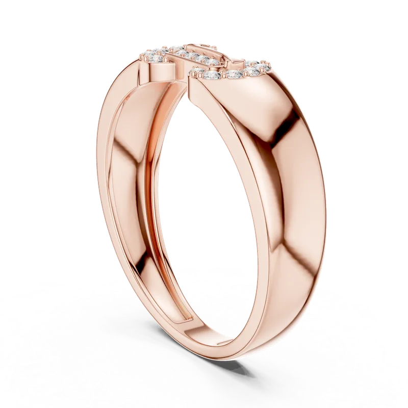 18K Gold Round Diamond Pavé Ring – 0.136 ct (LR-01-33-) – Rings by Ivanka & Co