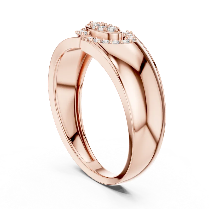 18K Gold Round Diamond Pavé Ring – 0.224 ct (LR-01-34-) – Rings by Ivanka & Co