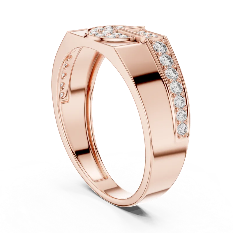 18K Gold Round Diamond Pavé Ring – 0.402 ct (LR-01-35-) – Rings by Ivanka & Co