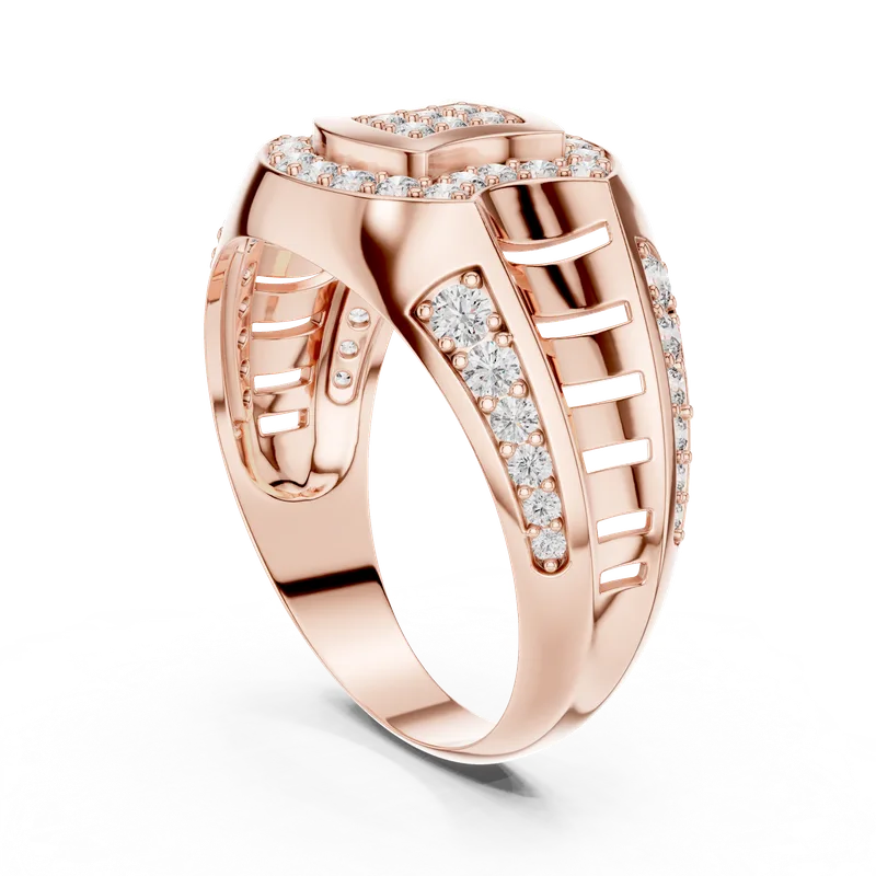 18K Gold Round Diamond Pavé Ring – 0.814 ct (LR-01-36-) – Rings by Ivanka & Co