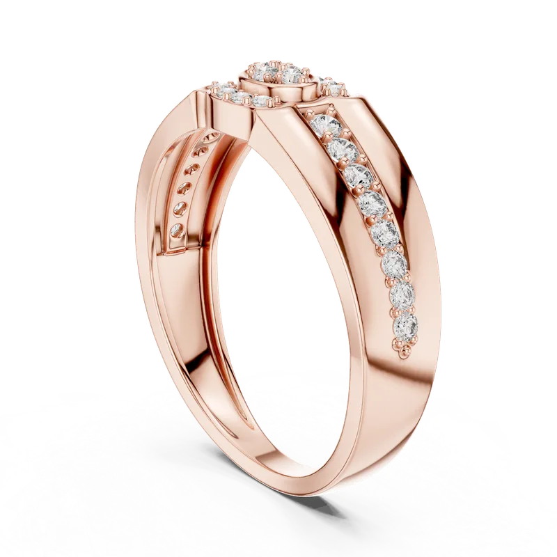 18K Gold Round Diamond Pavé Ring – 0.342 ct (LR-01-41-) – Rings by Ivanka & Co