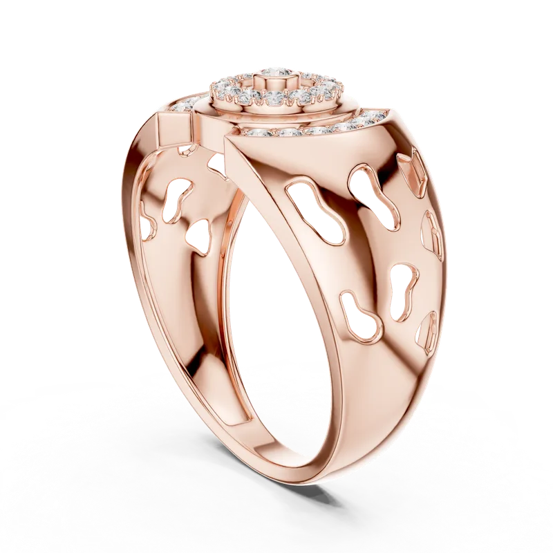 18K Gold Round Diamond Pavé Ring – 0.328 ct (LR-01-42-) – Rings by Ivanka & Co
