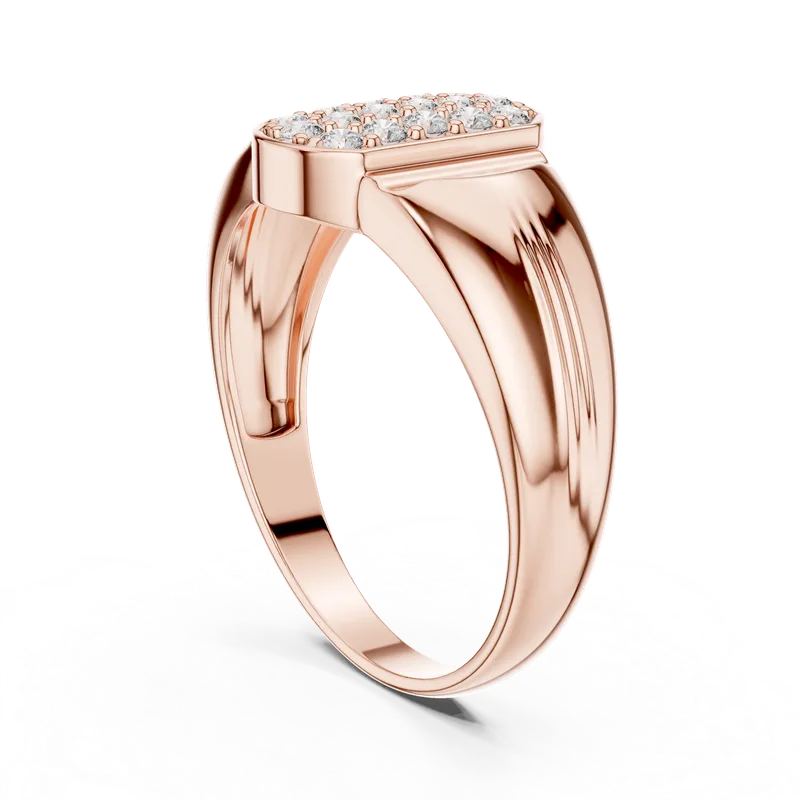 18K Gold Round Diamond Pavé Ring – 0.3 ct (LR-01-43-) – Rings by Ivanka & Co